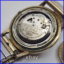 RARE Vintage Bulova 23j 6 Adjustments 10bpac 10k Rgp Case For Parts Repair RARE Vintage Bulova 23j 6 Adjustments 10bpac 10k Rgp Case For Parts Repair
