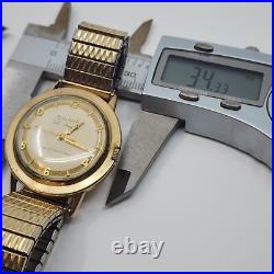 RARE Vintage Bulova 23j 6 Adjustments 10bpac 10k Rgp Case For Parts Repair RARE Vintage Bulova 23j 6 Adjustments 10bpac 10k Rgp Case For Parts Repair