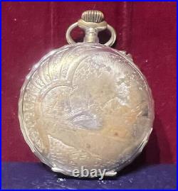 ROSSKOPF Paris 1900 Pocket Watch Man Woman Manual Winding Medal Gold From Repair