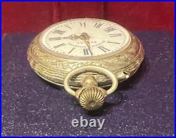 ROSSKOPF Paris 1900 Pocket Watch Man Woman Manual Winding Medal Gold From Repair