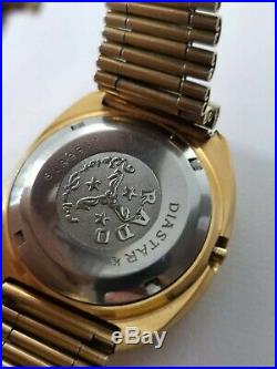 Rado Diastar Day & Date Automatic diamond dial For parts and repairs
