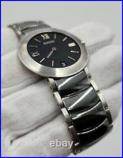 Rado Diastar Men's Silver Tone Quartz Watch FOR PARTS / REPAIR