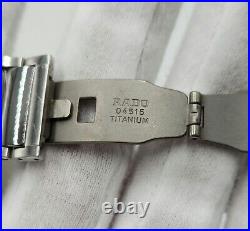 Rado Diastar Men's Silver Tone Quartz Watch FOR PARTS / REPAIR