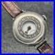 Rare 0.925 Silver Half Hunter Button Case Swiss Watch X Repair/parts From 1920