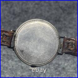 Rare 0.925 Silver Half Hunter Button Case Swiss Watch X Repair/parts From 1920 Rare 0.925 Silver Half Hunter Button Case Swiss Watch X Repair/parts From 1920