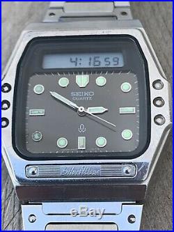 Rare 1981 Vintage JDM Seiko H357-5140 SilverWave Quartz LCD Parts/repair