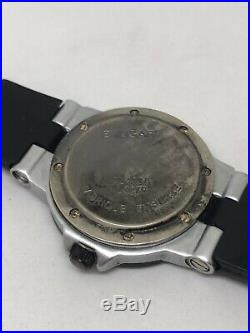 Rare Authentic BVLGARI Aluminum AL 38A Men's Swiss Luxury Watch For Parts/Repair