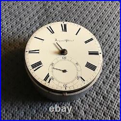 Rare Colonial American Fusee Lever Pocket Watch Movement For Parts Or Repair