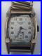 Rare Early Heuer Rectangle mans watch. For Parts or repair