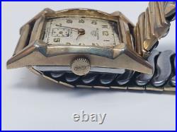 Rare Early Heuer Rectangle mans watch. For Parts or repair