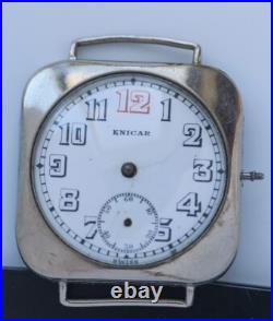 Rare Enicar Trench Watch 15 Jewels Racine Swiss Parts Repair Vintage