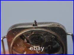 Rare Enicar Trench Watch 15 Jewels Racine Swiss Parts Repair Vintage