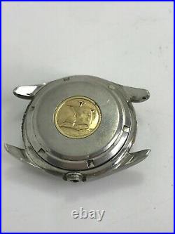 Rare Eterna Matic Kontiki Man's Watch Case Ref. Ftt 130 Diameter 36.80 To Repair