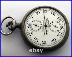 Rare For Part Stop Watch C. L. GUINAND Repair Not Work Stopwatch Swiss