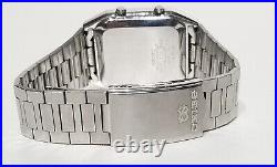 Rare Seiko Running Man D138-4000 Alarm Chronograph Stainless Watch Repair Parts