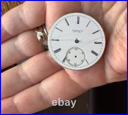 Rare Tiffany & Co High Grade Swiss Pocket Watch Movement #68963 For Repairs 39mm