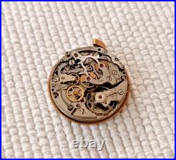 Rare Tissot Caliber 27ch Swiss Chronograph Watch Movement For Repair/parts