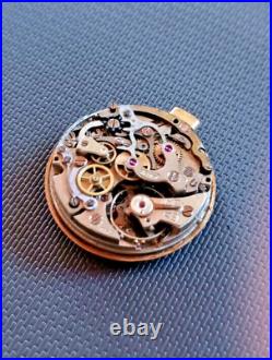 Rare Tissot Caliber 27ch Swiss Chronograph Watch Movement For Repair/parts