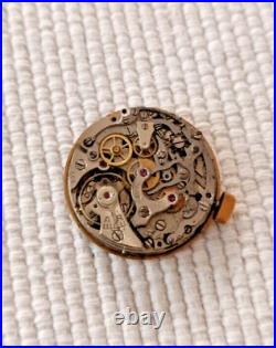 Rare Tissot Caliber 27ch Swiss Chronograph Watch Movement For Repair/parts