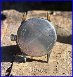 Rare Vintage Elgin Jump Hour Golf Ball Watch 10K RGP For Parts or Repair