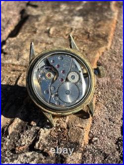 Rare Vintage Elgin Jump Hour Golf Ball Watch 10K RGP For Parts or Repair