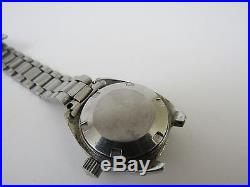 Rare Vintage Ladies EDOX Automatic Hydro Sub Diver Watch FOR PARTS or REPAIR