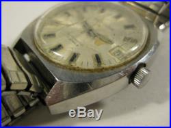 Rare Vintage Neptune Automatic Mens Watch for Parts or Repair C43