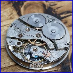 Rare Waltham 17 Jewels High Quality Pocket Watch Movement for Repair Ticks (Q82)