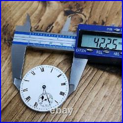 Rare Waltham 17 Jewels High Quality Pocket Watch Movement for Repair Ticks (Q82)