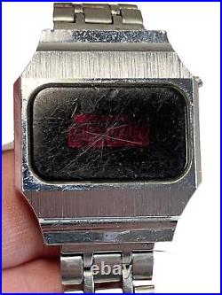 Rare Watch Timex SSQ LED H Cells for parts or repair