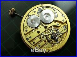 Rare Xfine IWC pocket watch movement 43 mm for project, parts or repair rare