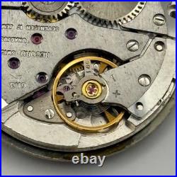 Record 6113 Watch Movement De Luxe Manual Wind Vintage Swiss Parts Repair 28.3mm