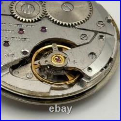 Record 6113 Watch Movement De Luxe Manual Wind Vintage Swiss Parts Repair 28.3mm
