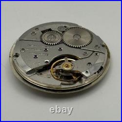 Record 6113 Watch Movement De Luxe Manual Wind Vintage Swiss Parts Repair 28.3mm