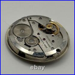 Record 6113 Watch Movement De Luxe Manual Wind Vintage Swiss Parts Repair 28.3mm