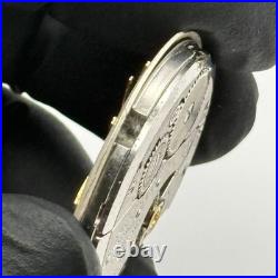 Record 6113 Watch Movement De Luxe Manual Wind Vintage Swiss Parts Repair 28.3mm