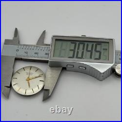 Record 6113 Watch Movement De Luxe Manual Wind Vintage Swiss Parts Repair 28.3mm