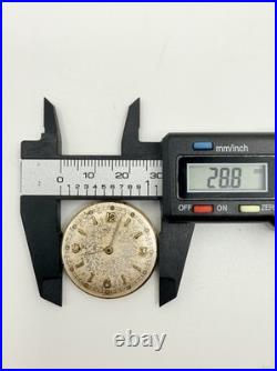 Recta Bidynator 17J Automatic Watch Movement Dial Parts Repair Swiss