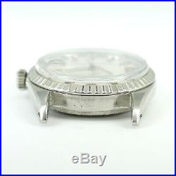 Rolex 1603 Datejust White Dial Stainless Steel Mens Watch Head For Parts/repairs