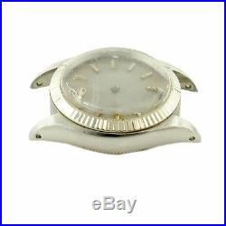 Rolex 1969 Oyster Perpetual 6619 Gray Dial S. S. Holes Case For Parts Or Repairs