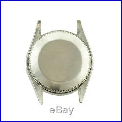 Rolex 1969 Oyster Perpetual 6619 Gray Dial S. S. Holes Case For Parts Or Repairs