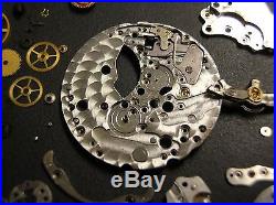 Rolex 3135 Quickset movement FOR PARTS or REPAIR Main Plate Balance wheel