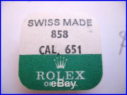 Rolex 651 Watch Balance Complete Part Number 858 (721)