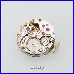 Rolex Cal. 1400 Watch Movement Broken Staff Not Running Parts Repairs with Dial