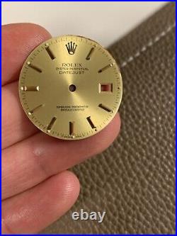 Rolex Champagne Dial for Datejust Watch 16013 16233 For Parts Repair