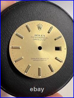 Rolex Champagne Dial for Datejust Watch 16013 16233 For Parts Repair