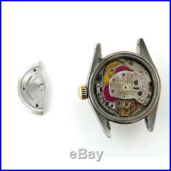 Rolex Datejust 69173 Silver Dial 2-tone Ladies Watch Head + Rotor Parts/repairs
