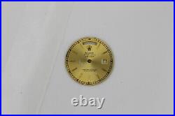 Rolex Gold Oyster Quartz Day Date Dial Parts Repair 28mm Chronometer