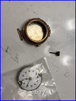 Rolex Ladies vintage 9K Gold Watch parts for repair