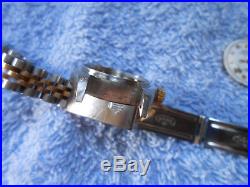 Rolex Lady DATEJUST Cal 2135 70% Complete Condition NOT Working 4 PARTS-REPAIR